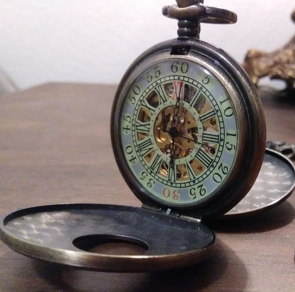 Steampunk Pocket Watch Necklace